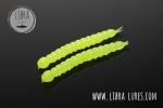 Libra Lures Slight Worm  38mm Cheese , Hot Yellow 006